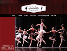 Tablet Screenshot of oytdanceschool.com